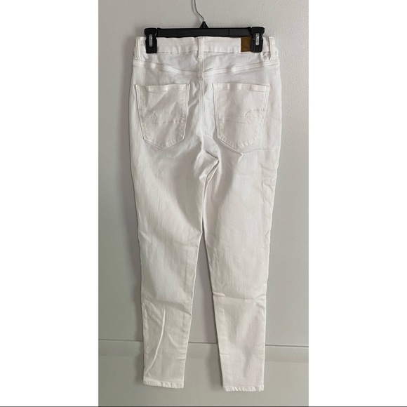 AE Ne(x)t Next Level Curvy High-Waisted White Jegging - Picture 3 of 3